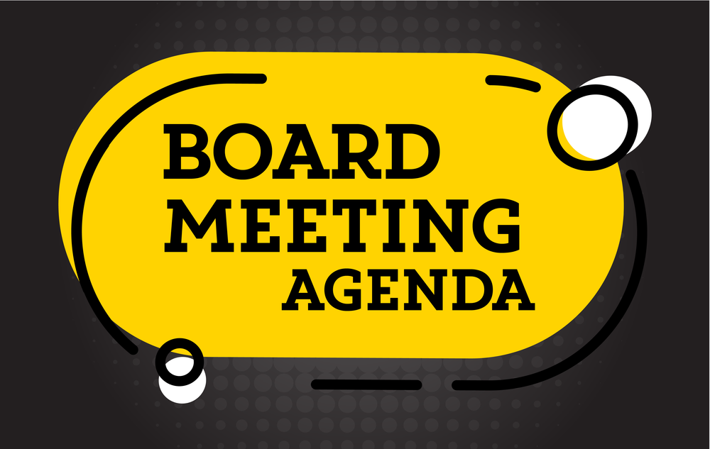 meeting agenda clipart