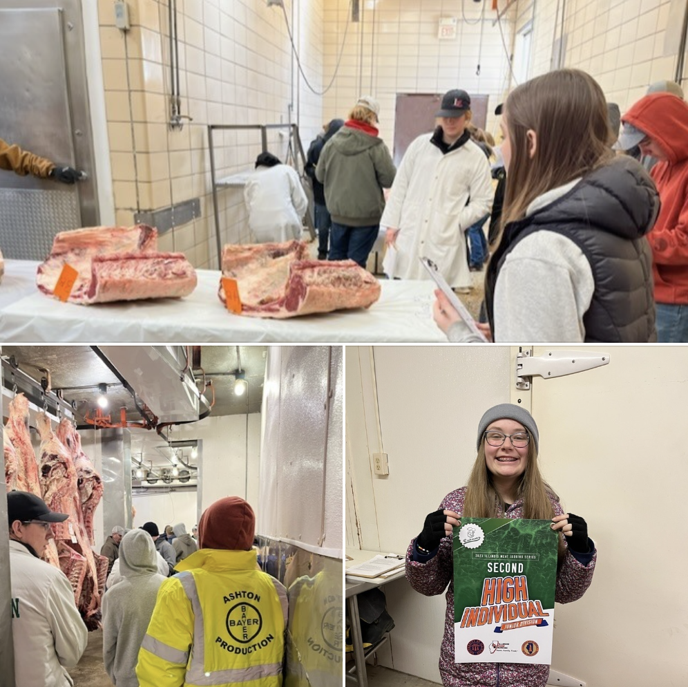 Students Excel in Illinois Meats Judging Series AshtonFranklin Center CUSD 275