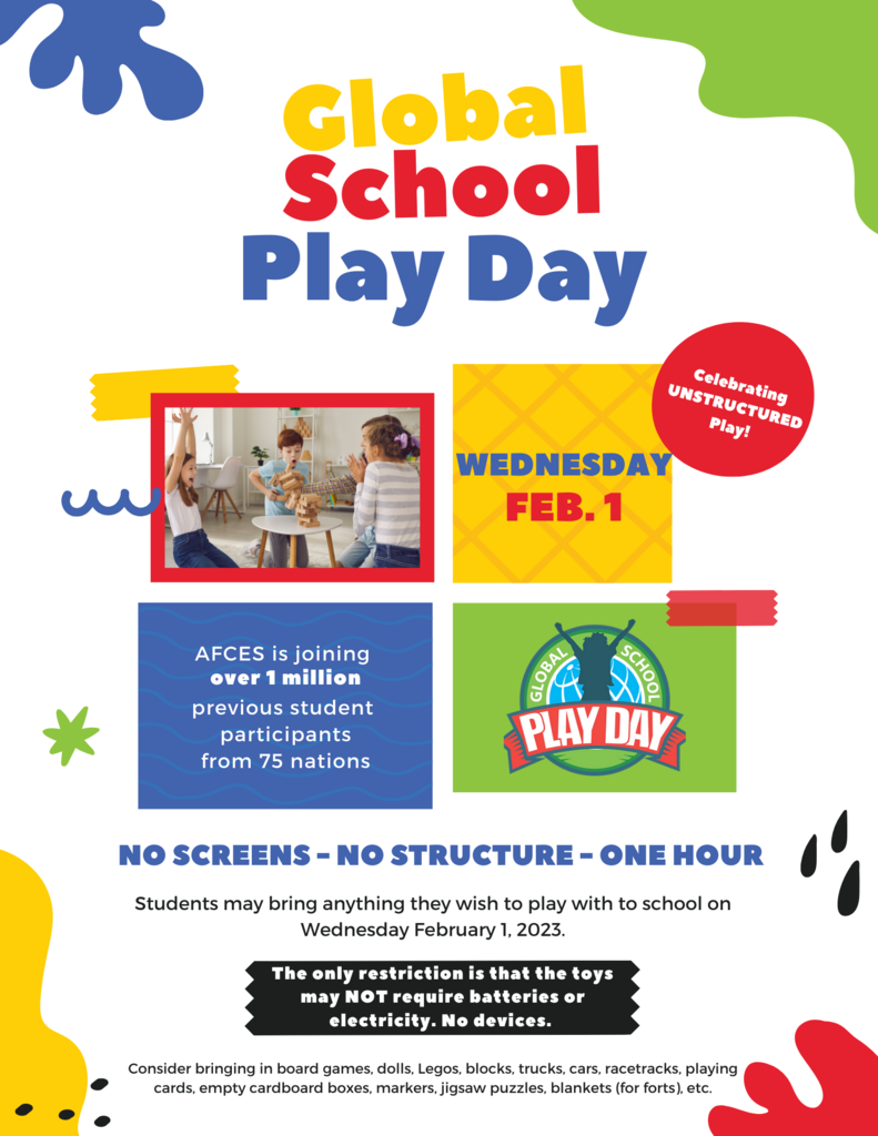 Global School Play Day Flyer